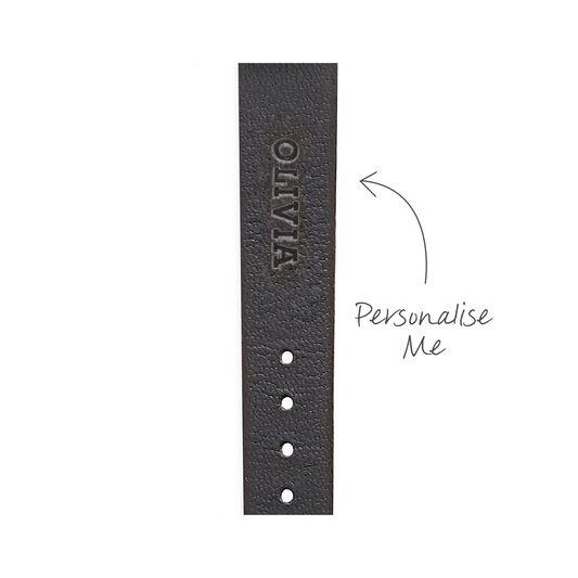 Signature Floral Black & Rose Gold Watch