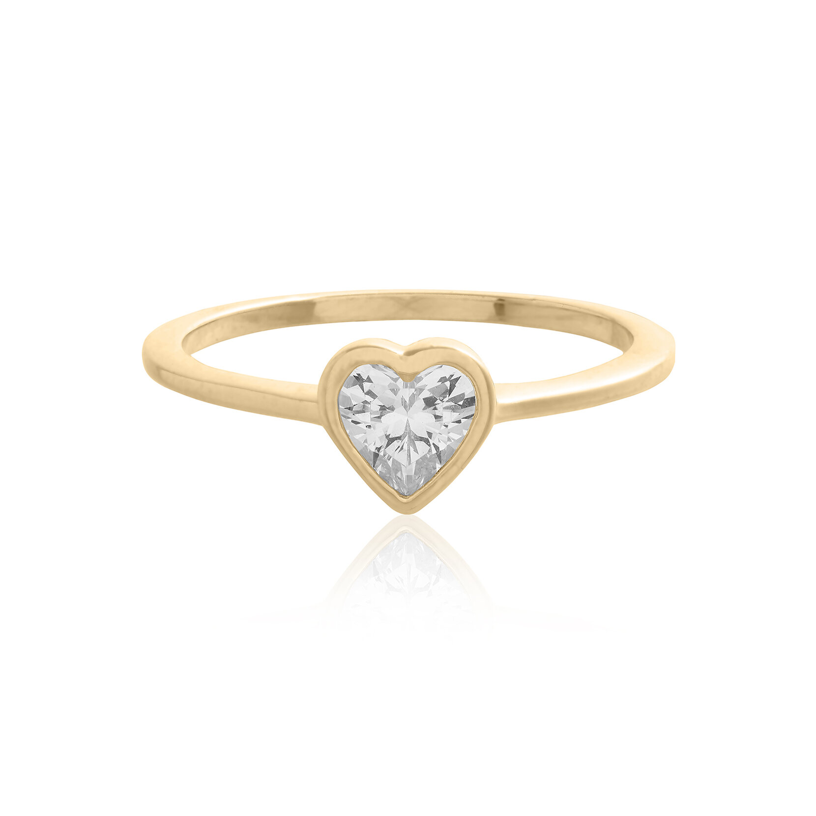 Gold Heart Ring