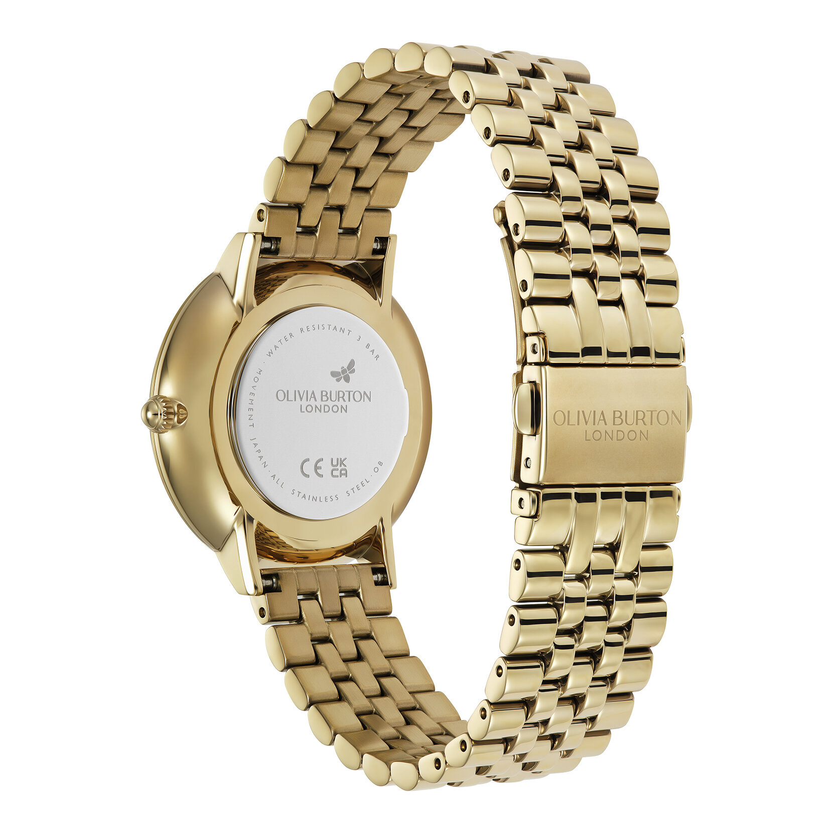 36mm Sunflower Gold Bracelet Watch