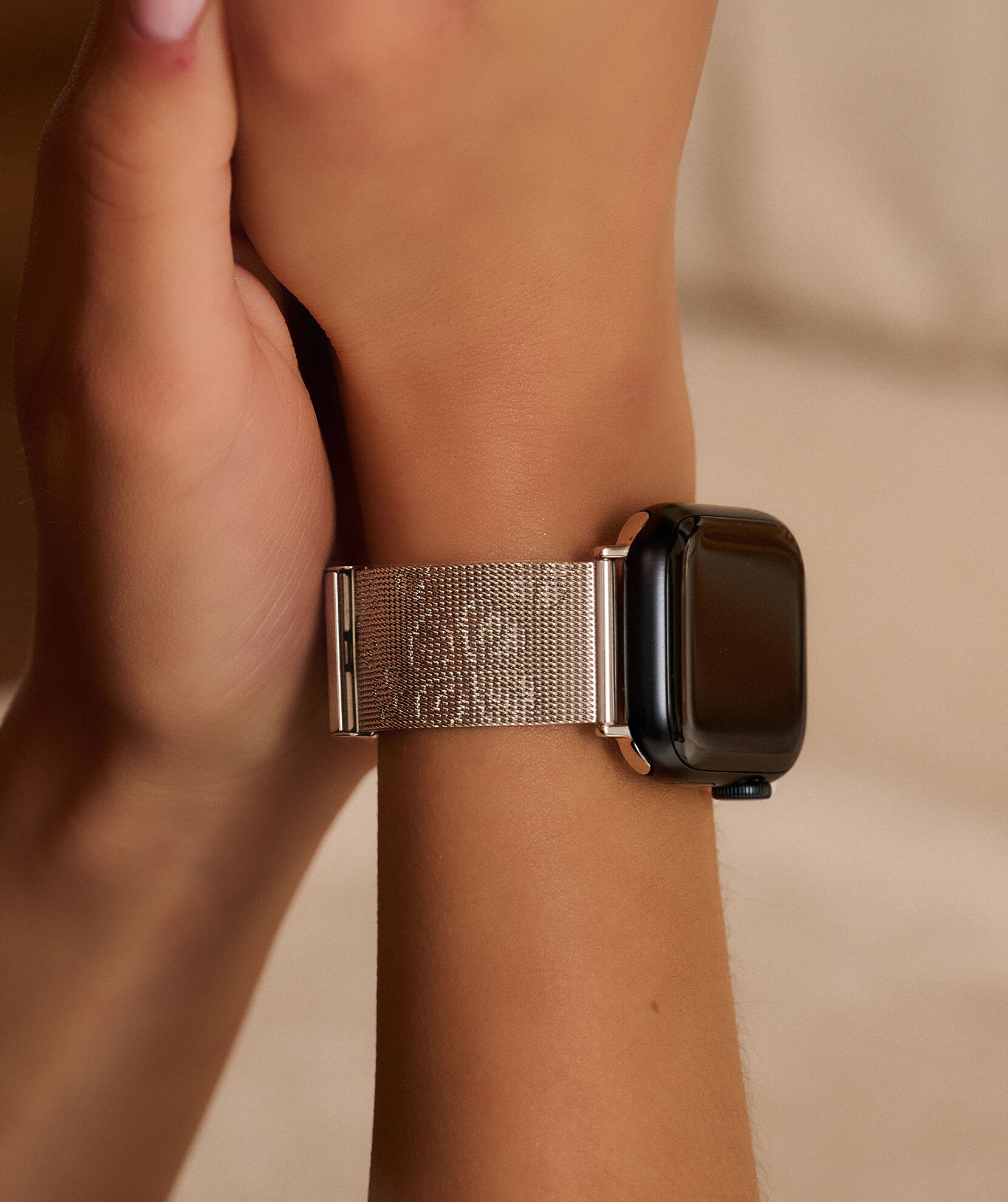 Apple watch mesh strap new arrivals