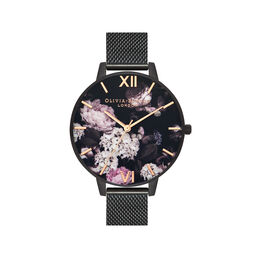  Signature Florals IP Black Mesh 