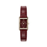 Classic 16mm Mini Grove Rose Gold & Cherry Croc Leather  display picture 1