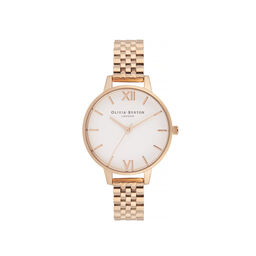 White Dial Demi Dial Watch