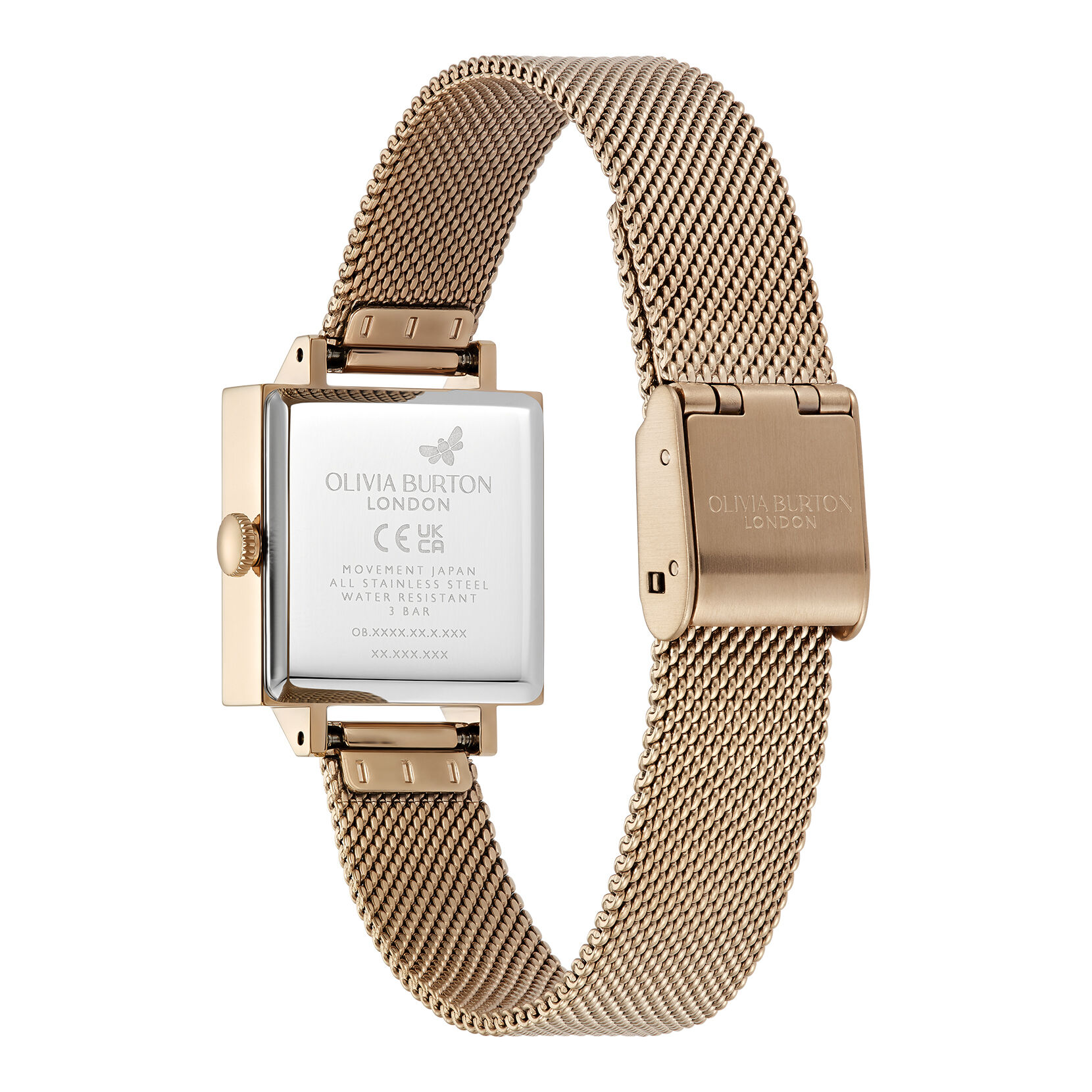 Olivia burton big dial rose gold watch online