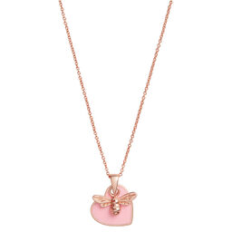 You Have My Heart Necklace Pink & Rose Gold