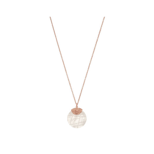 Semi Precious Necklace Rose Gold & Rose Quartz
