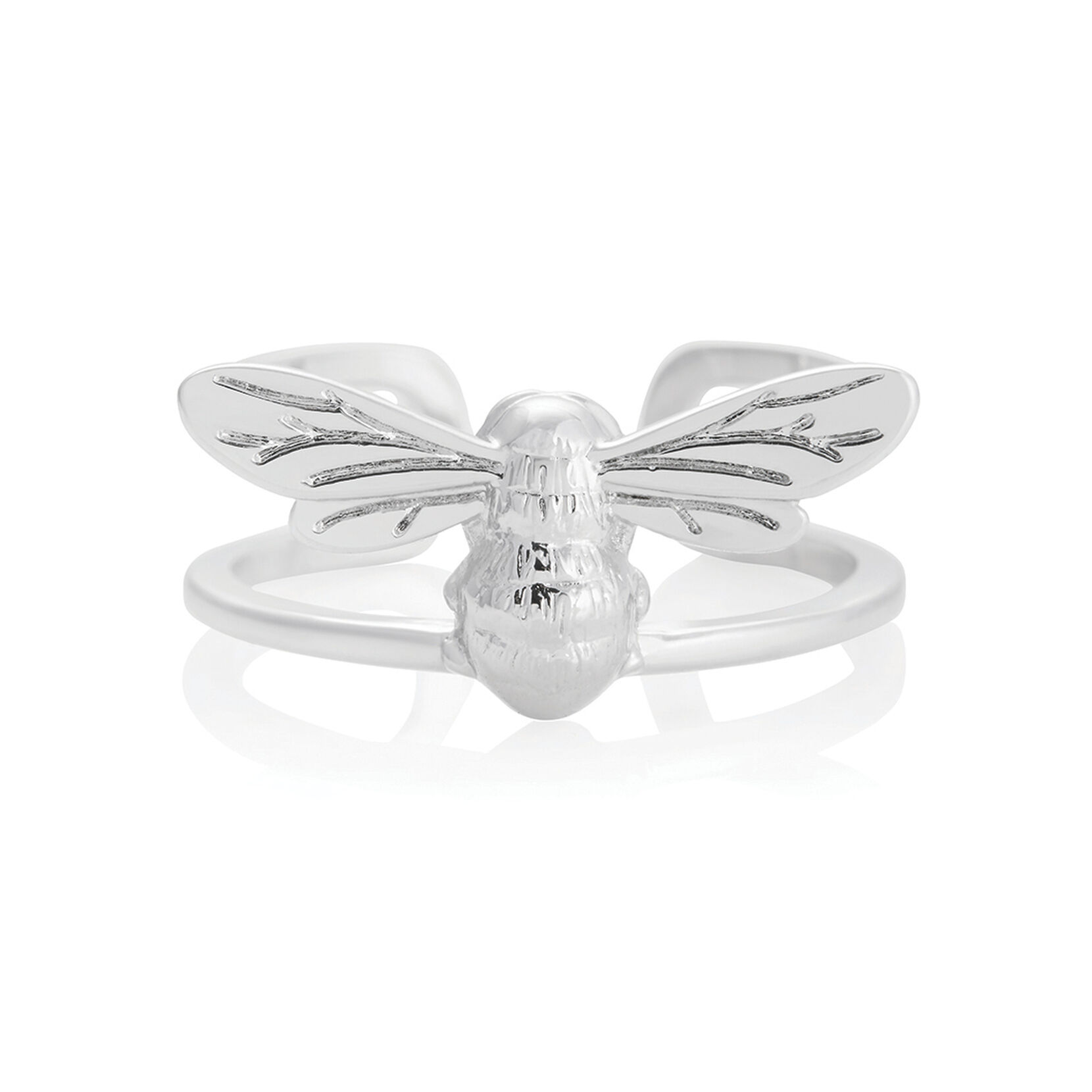 Lucky Bee Silver Bee Ring