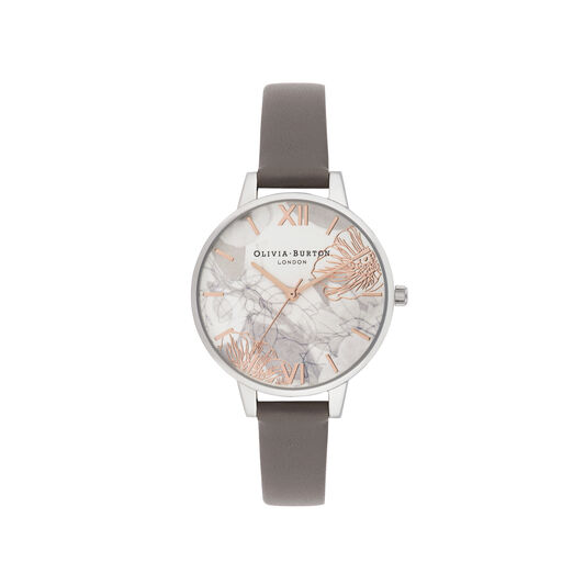 Abstract Florals Demi Dial Watch