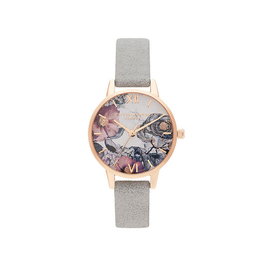 Ladies Eco Friendly Gray Rose Gold Olivia Burton London