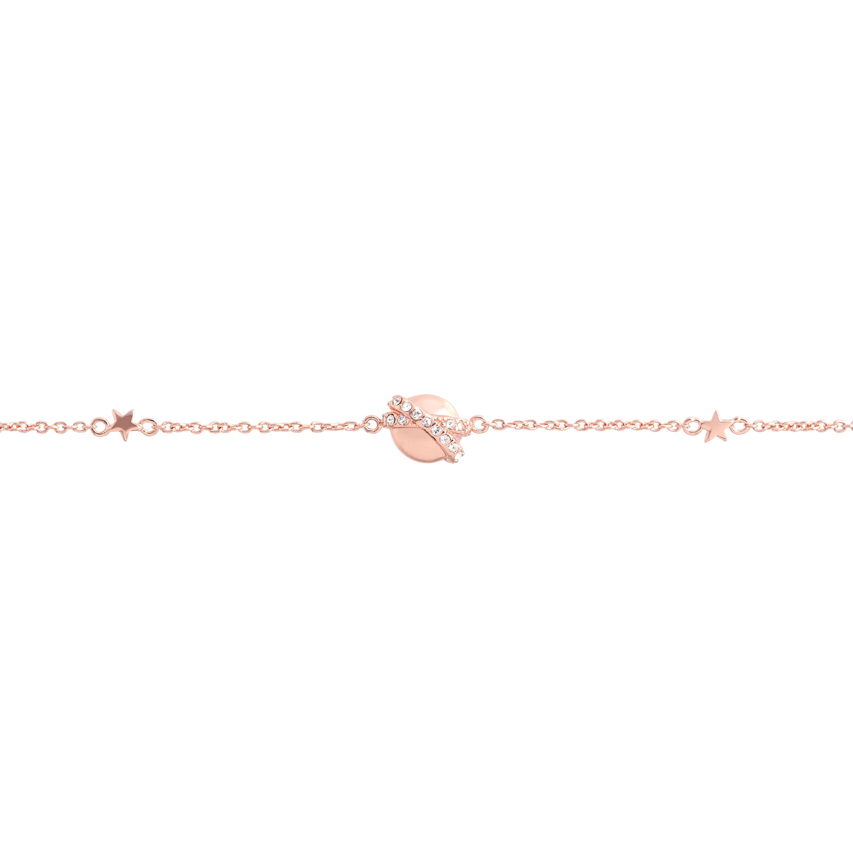 Planet Rose Gold Chain Bracelet