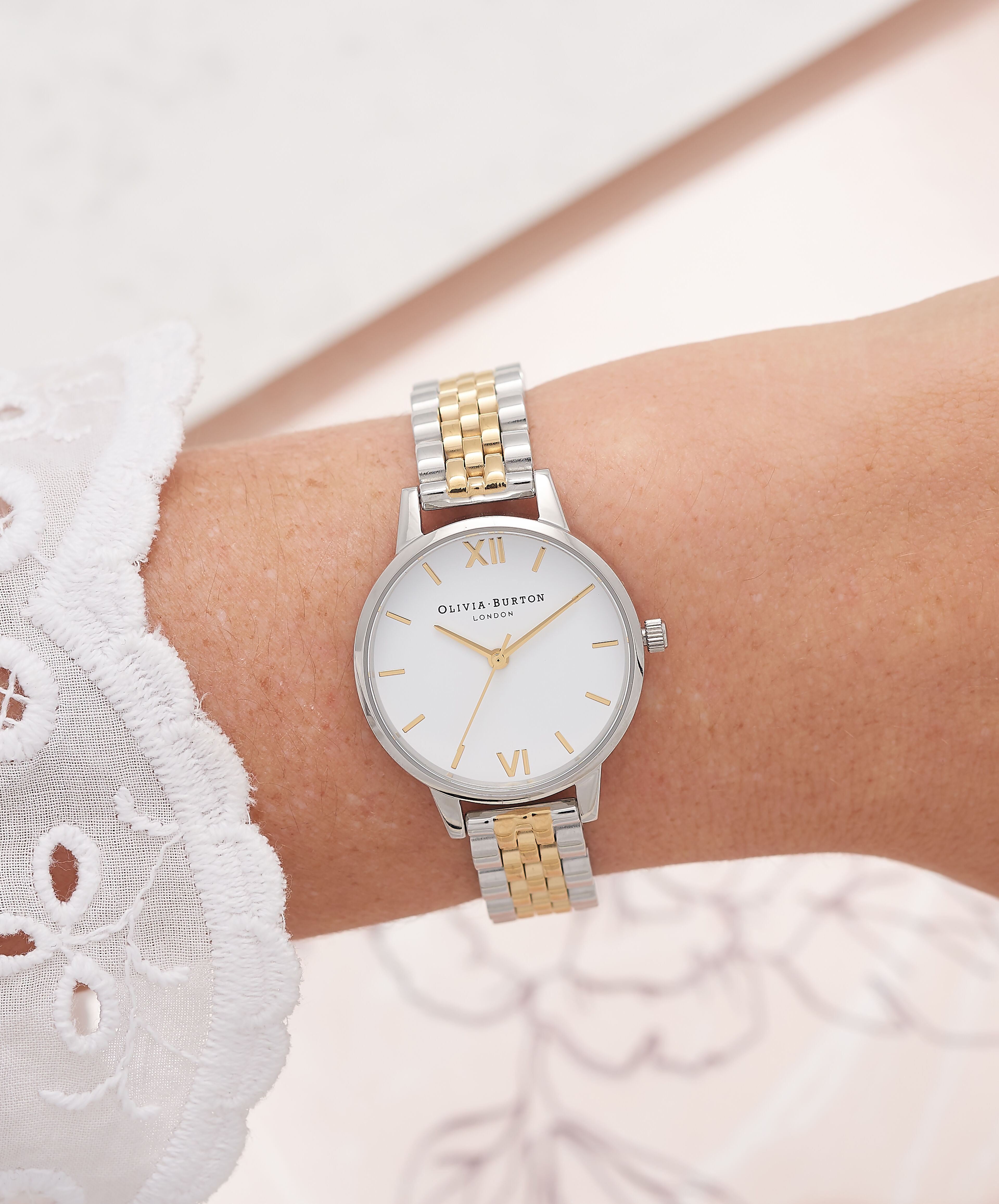 Classics 30mm Gold & Silver Bracelet Watch | Olivia Burton London
