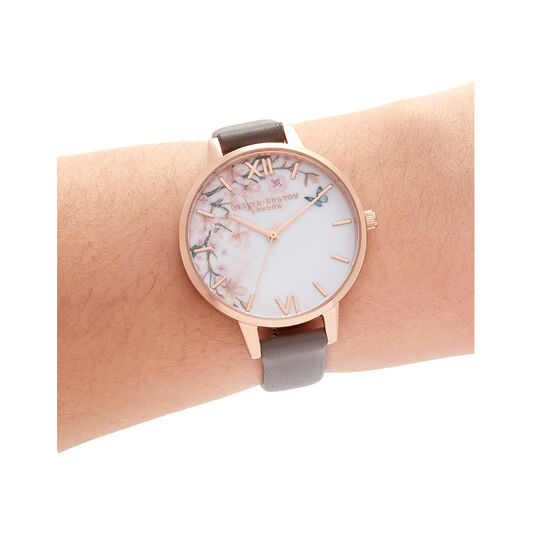 Pretty Blossom Demi London Grey & Rose Gold