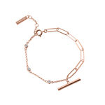 Classic Mismatch Tbar Rose Gold Bracelet