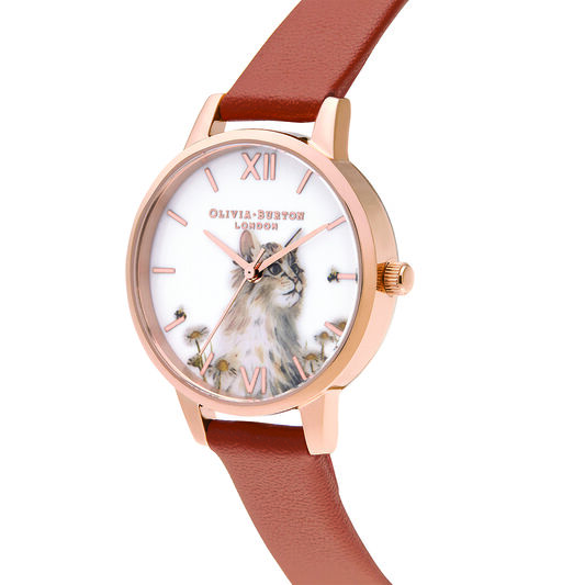 Illustrated Animals Vegan Honey Tan & Rose Gold