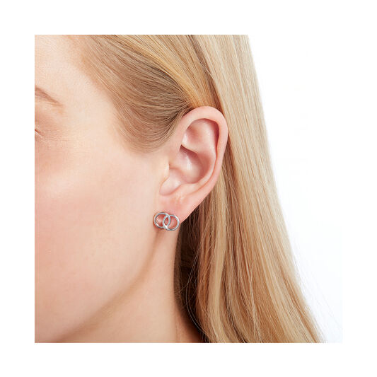 The Classics Interlink Earrings Silver