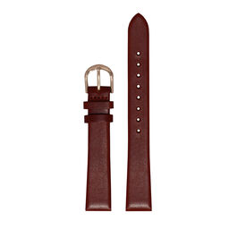 Big Dial Burgundy and Rose Gold Watch Strap