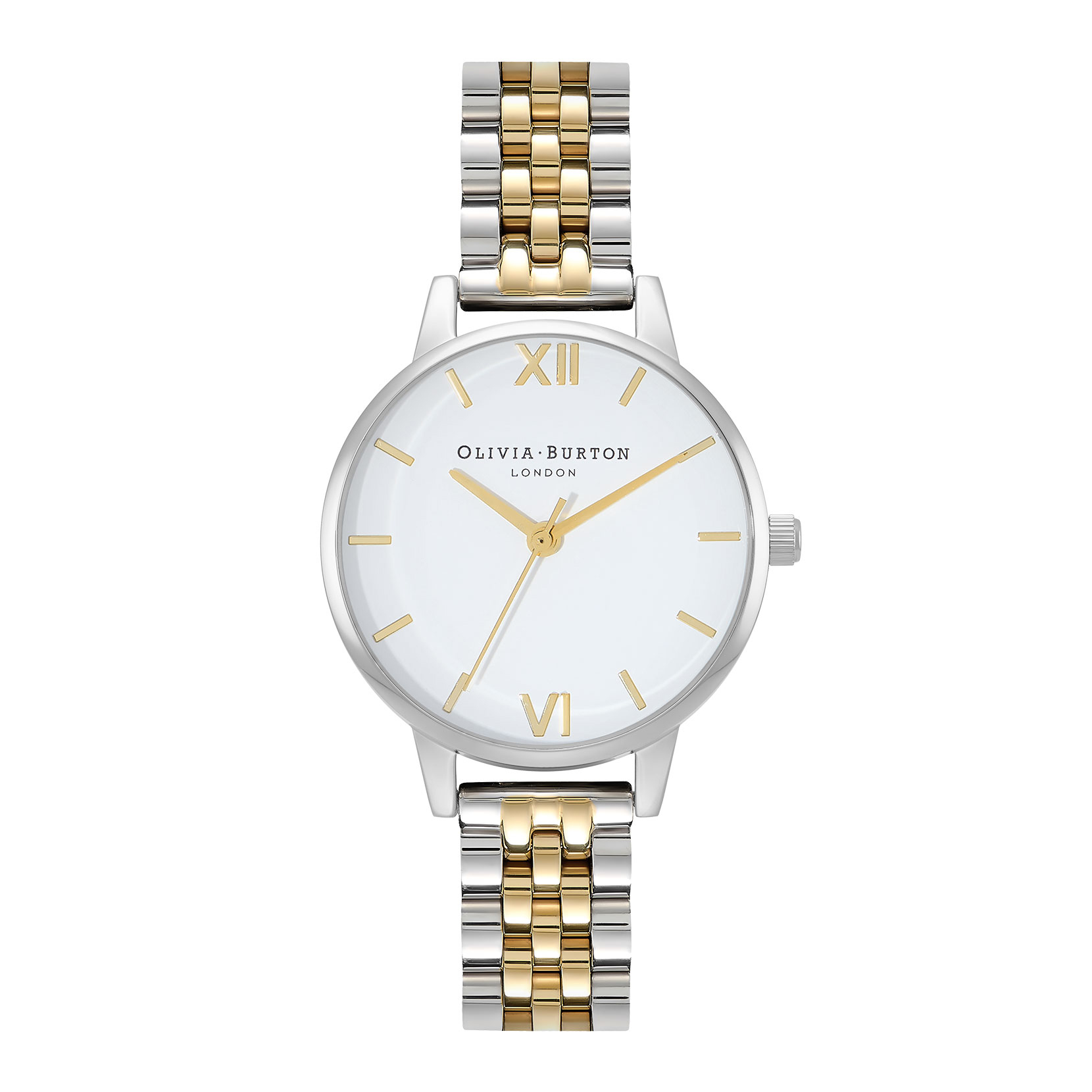 30mm Gold & Silver Bracelet Watch