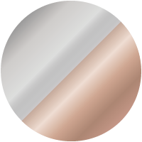 Silver + Rose Gold